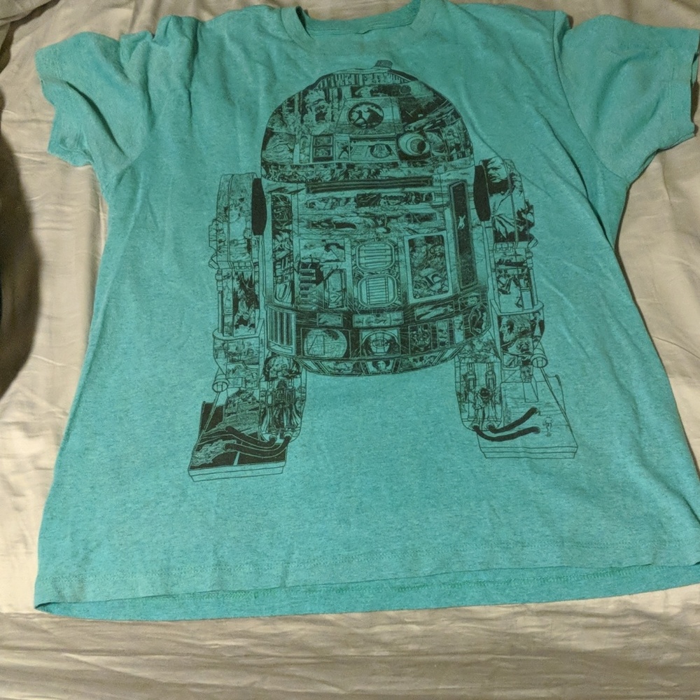 Turqoise R2D2 Tee Shirt
